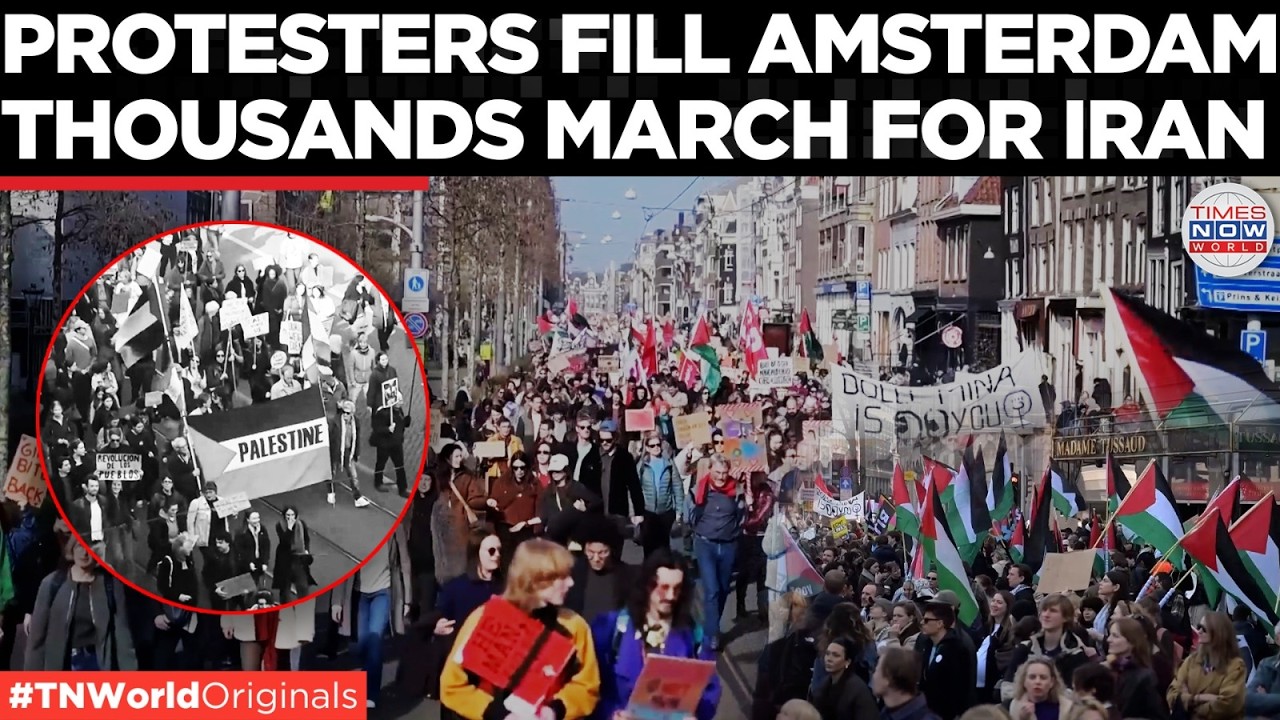 ANTI-WAR PROTEST IN AMSTERDAM: Massive Women’s Day Rally Backs Palestine And Iran | US-Iran War