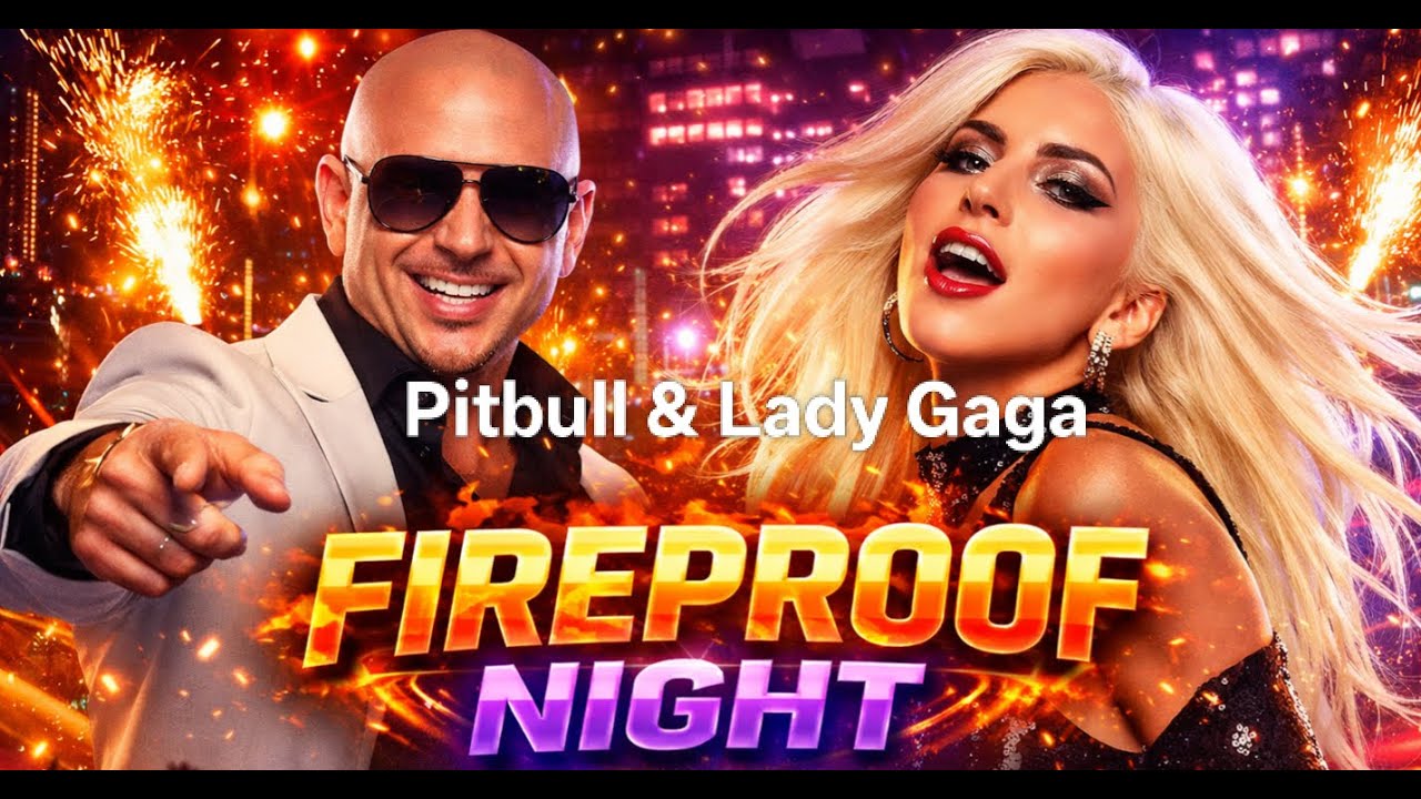 Fireproof Night — Pitbull ft. Lady Gaga 🔥(2026 Music Video 📸)