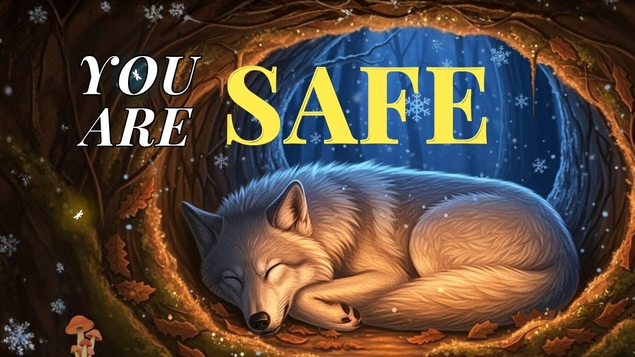 Let Go of Regret & Overthinking: The Silver Wolf Sleep Story ❄️ Guided Meditation