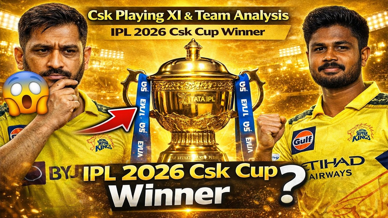 CSK IPL 2026 Prediction 🏆 Can Chennai Super Kings Win the Trophy This Year? Full Analysis