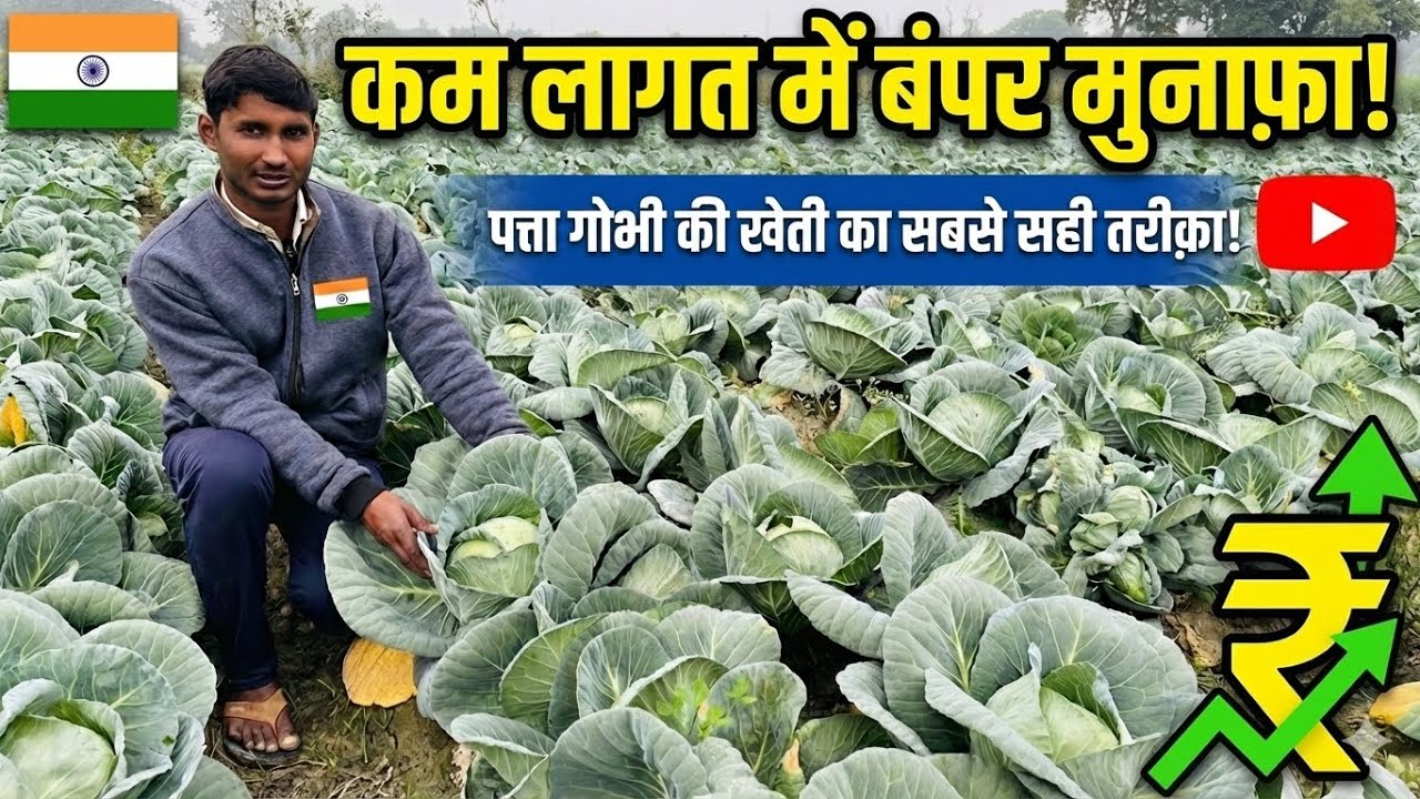 24 साल का युवा फूल गोभी और पत्ता गोभी की फसल से करता है लाखों की कमाई | Gobhi ki kheti | Cauliflower
