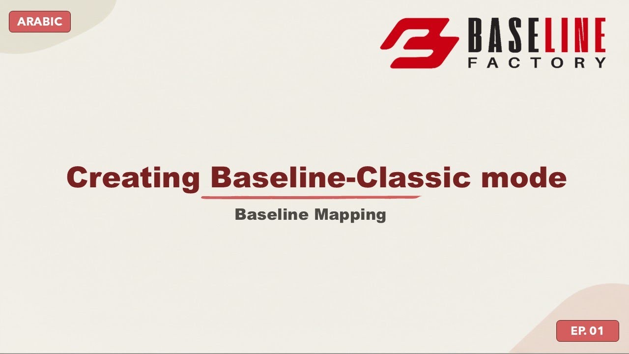 EP01 - Xlsx Xer Compiler Tutorial - Creating Baseline Classic mode - Arabic