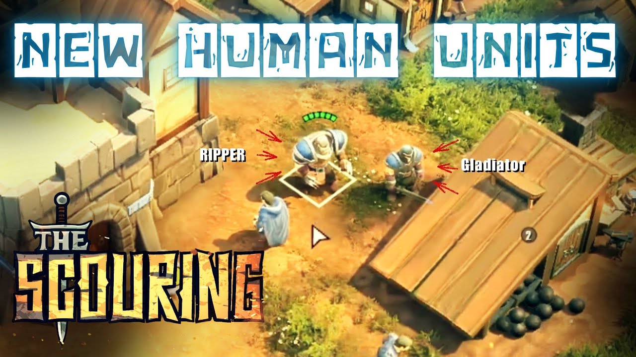 НОВЫЙ ЧЕЛОВЕЧЕСКИЙ ОТРАЗДЕЛ: ПОТРОШИТЕЛЬ | Игровой процесс The Scouring RTS | Новый патч