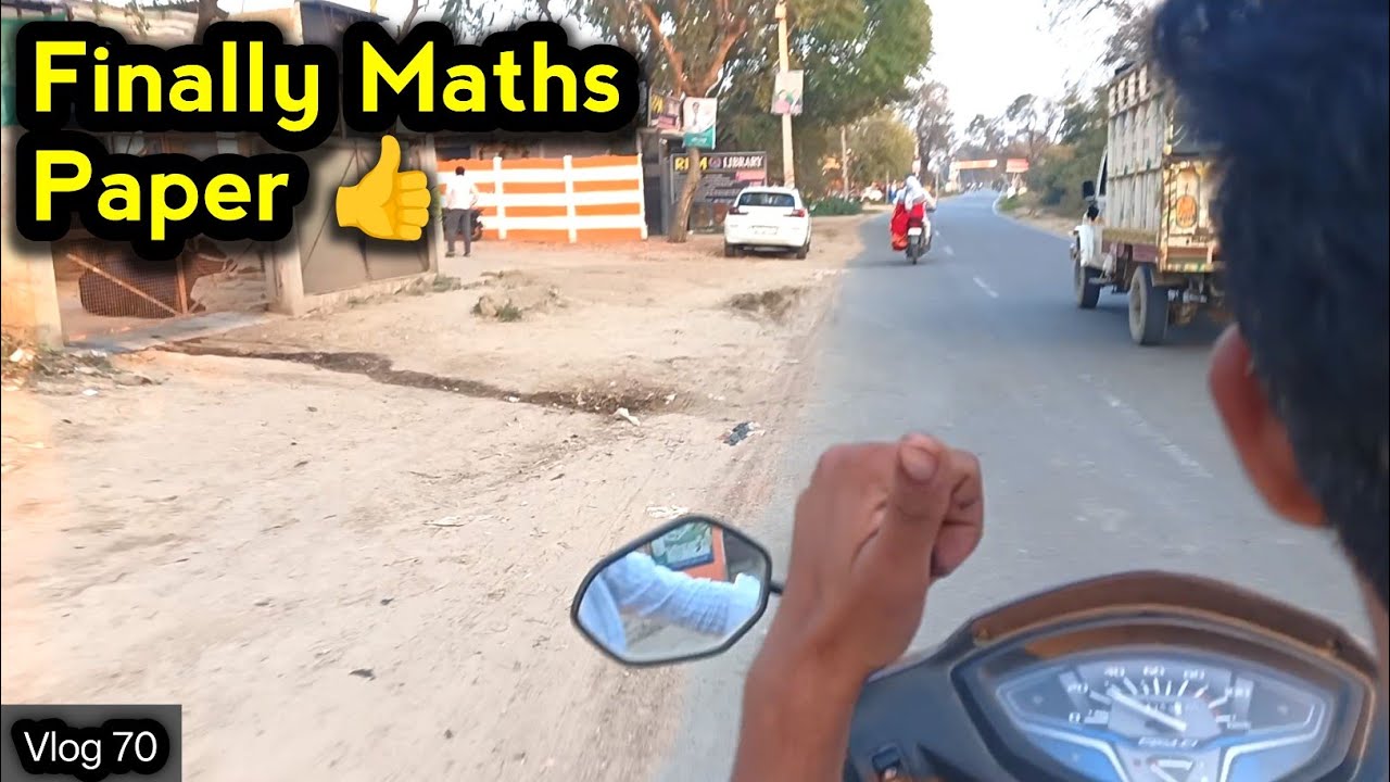 Finally Maths Ka Paper Ho Hi Gya | Daily Vlog 