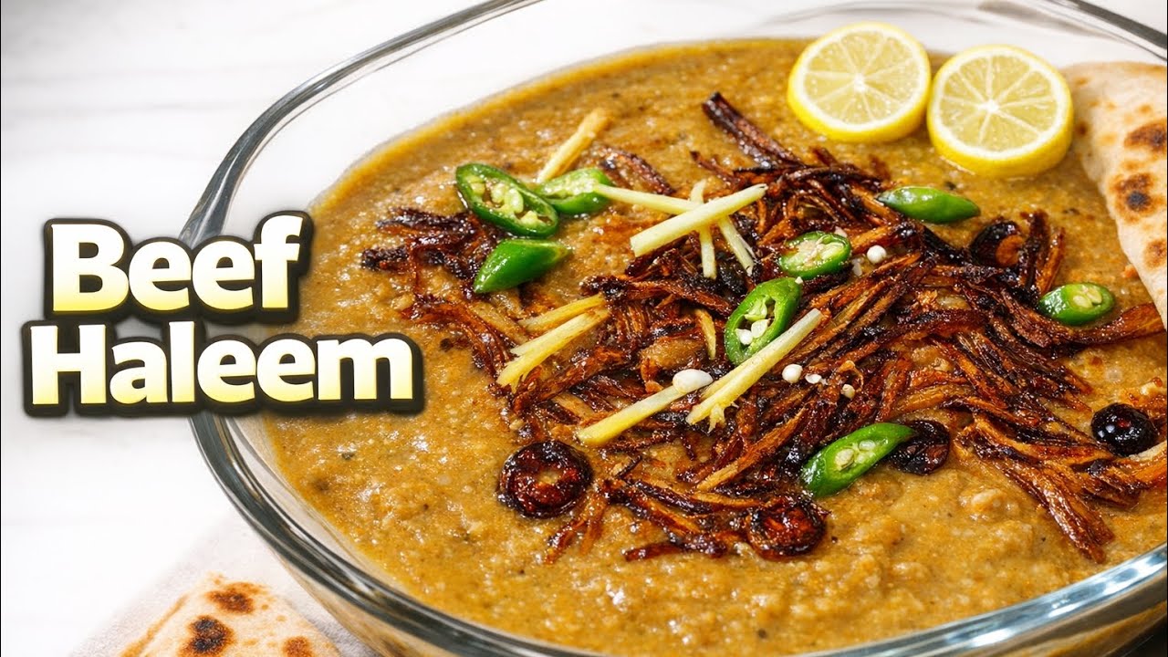 Perfect Beef Haleem Ghar Par | Step by StepAsaan Beef Haleem Recipe | Full Desi Taste