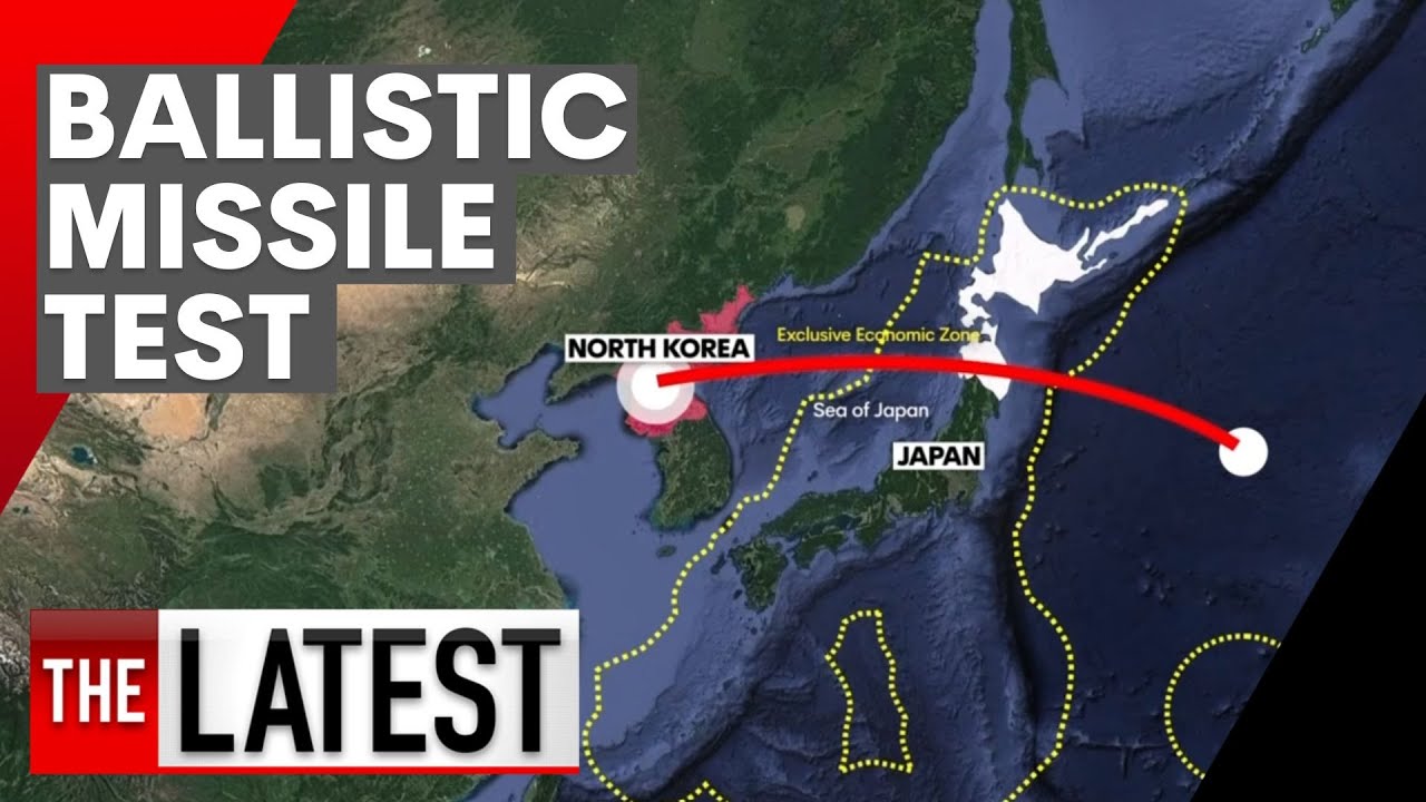 North Korea fires missile over Japan | 7NEWS