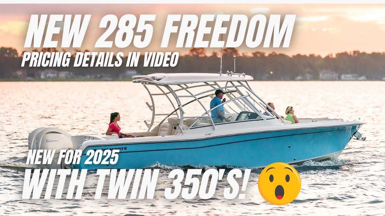 Unveiling the 2025 Grady-White Freedom 285 with Twin Yamaha 350s!