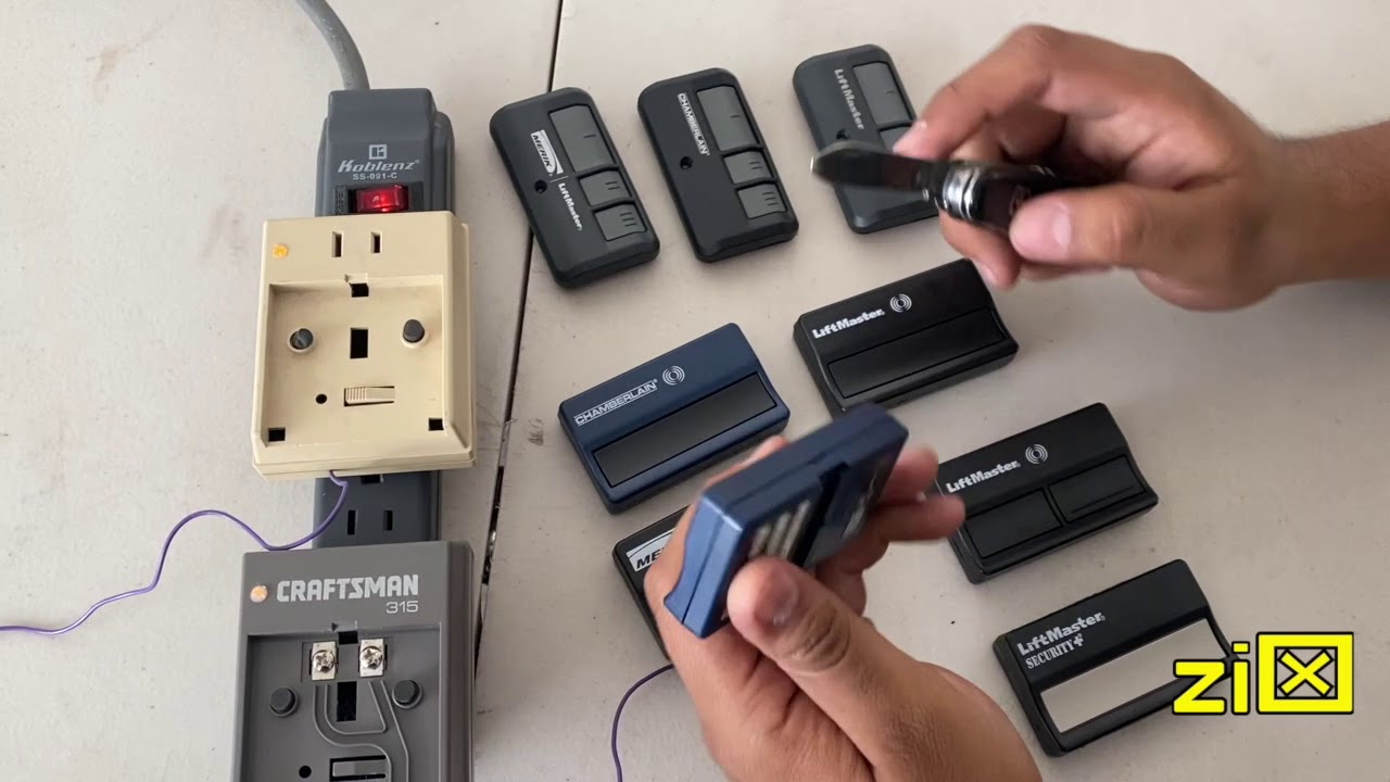 Controles Merik Chamberlain LiftMaster Craftsman 315MHZ son iguales?