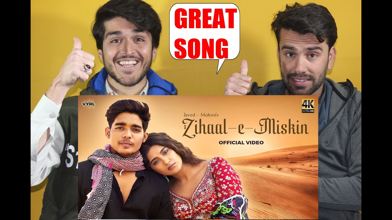 Zihaal e Miskin Video JavedMohsin  Vishal Mishra Shreya Ghoshal  Rohit Z Nimrit A AFGHAN REACTION