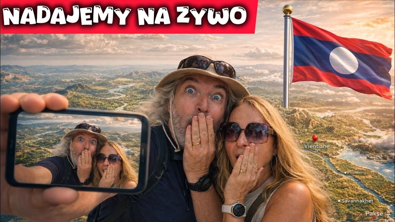 POPOŁUDNI&Oacute;LA Z LAOSU 🇱🇦 | IRL NA ŻYWO | Martyna i Daniel SZYSZ