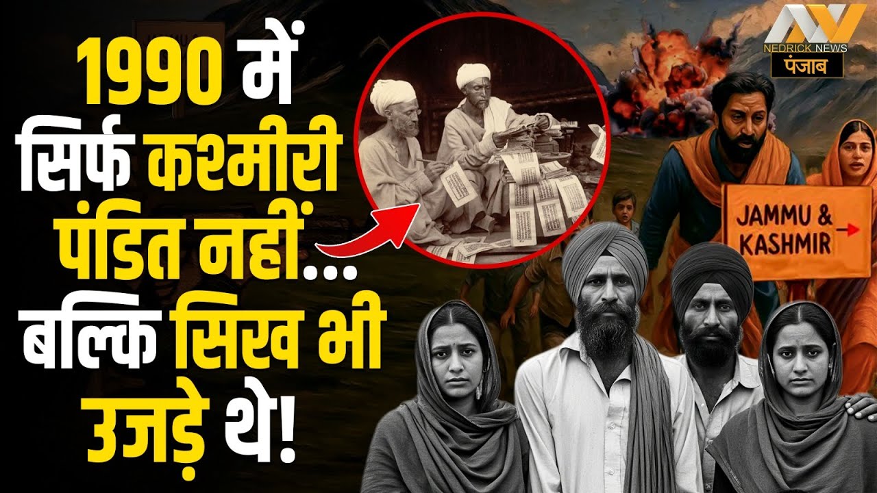 Kashmiri Pandit ही नहीं सिखों ने भी सहा था दर्द, 1990 का इतिहास जो मिटा दिया गया | Nedrick Punjab