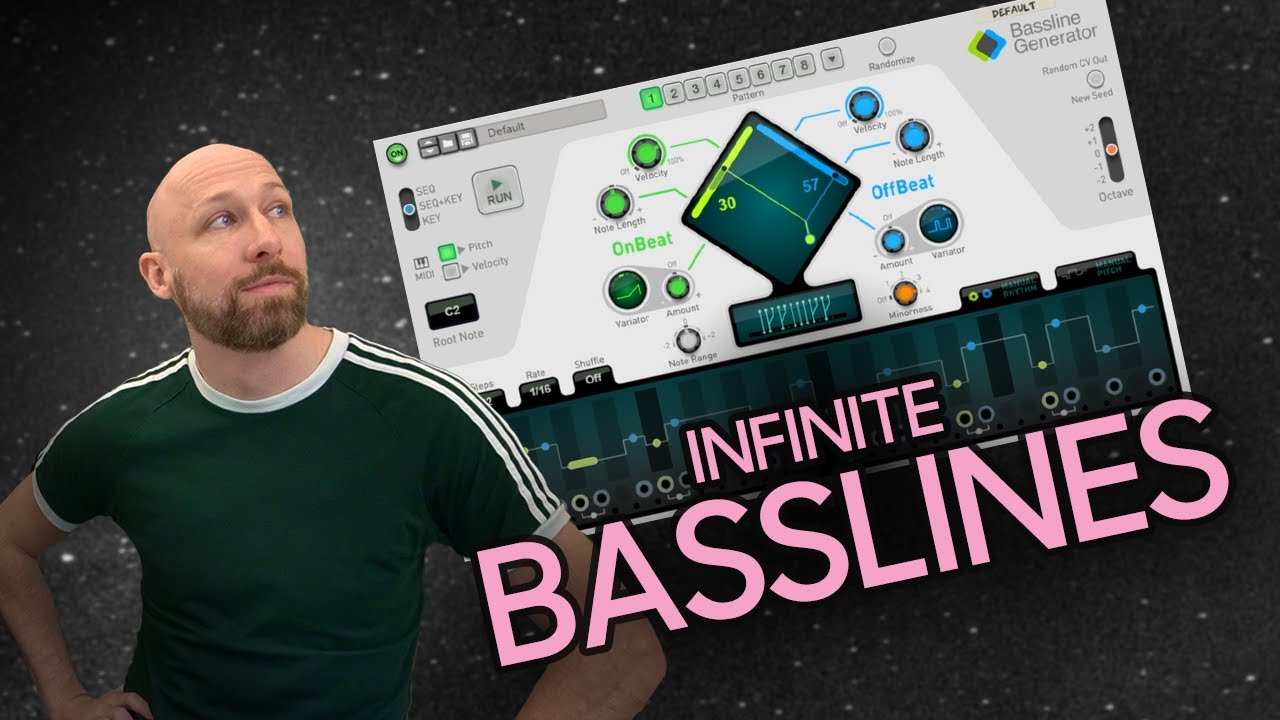 Бесконечные басовые линии с использованием секвенсоров (Reason Bassline Generator)