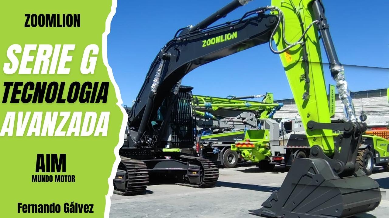 Excavadoras Zoomlion Serie G – Innovación, Tecnología y Potencia Real