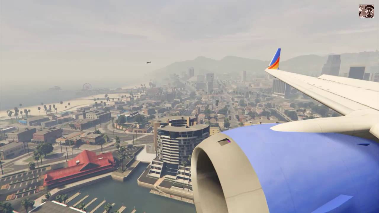 Southwest Boeing 737 (GTA V) Landing Los Santos Intl.