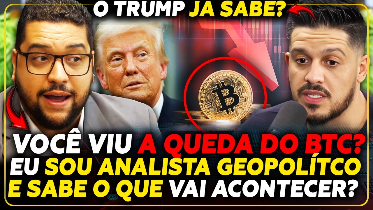 BITCOIN QUEDA MÁXIMA A PARTIR DE AGORA? O TRUMP JÁ SABE QUE... Analista Geopolítico PHVOX REVELA!