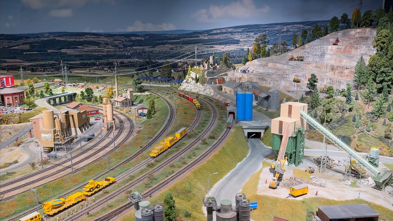Switzerland Largest HO Scale Model Railway Layout Smilestones Miniature World