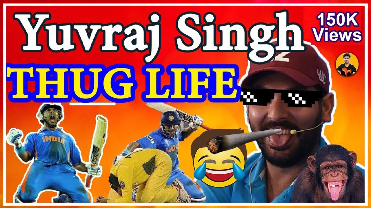 Yuvraj Singh Thug Life 🔥 Yuvi Thug Life🤓 Yuvraj Funny Video😂 Best Tribute to Yuvi | Vidyarthi Shivam