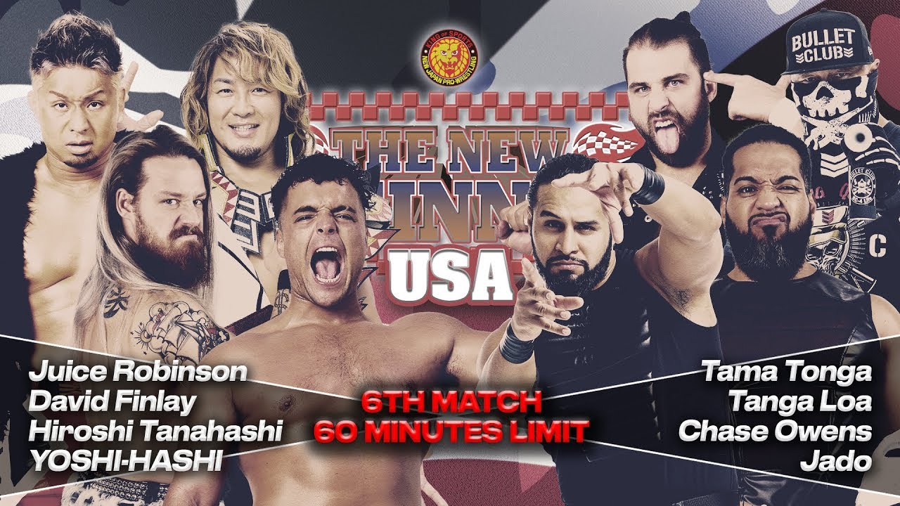 FREE MATCH FinJuice, Tanahashi & YOSHI-HASHI vs BULLET CLUB The New Beginning in Raleigh 2020