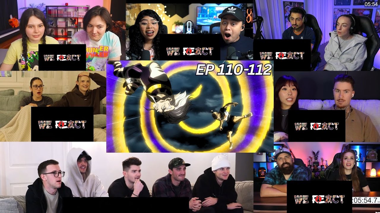 Hunter x Hunter Episode 110-111-112 | Reaction Mashup