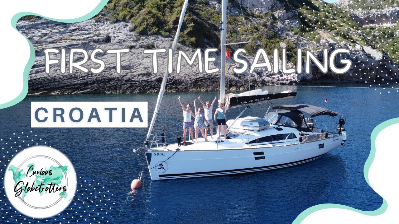 Our very first time sailing - Croatia