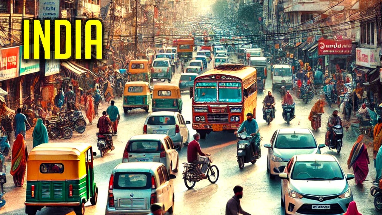 India Hyderabad City | Exploring Abids | Walking Tour 2024