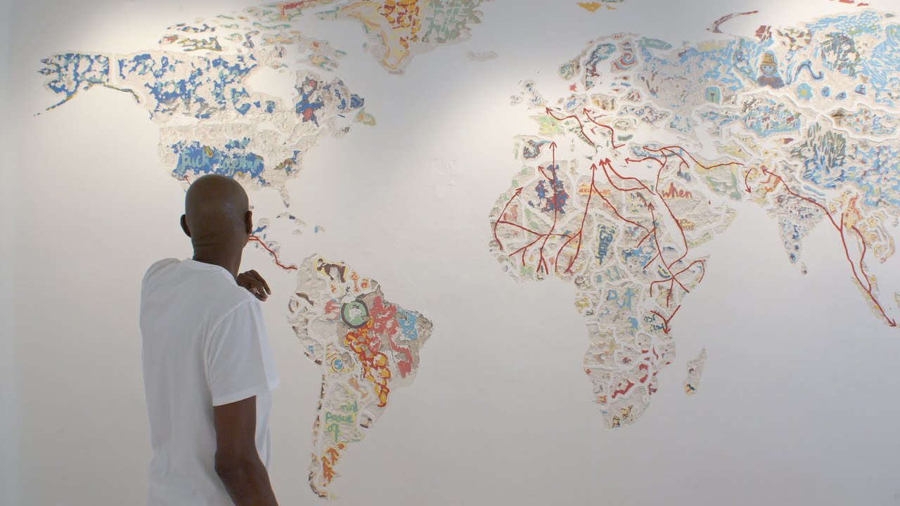 Mark Bradford introduces his exhibition ‘Masses and Movements’ in Menorca