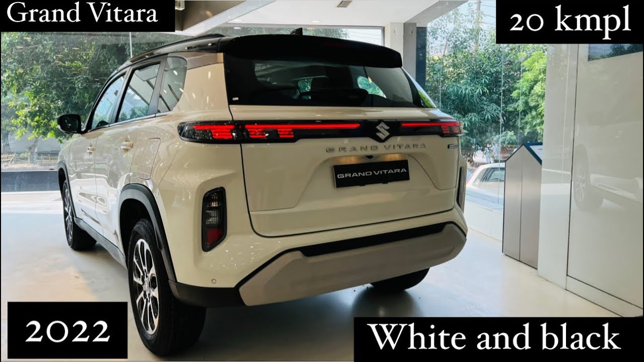 All New Maruti Grand Vitara Alpha Variant 2022 . White beauty @17.05 lakh .