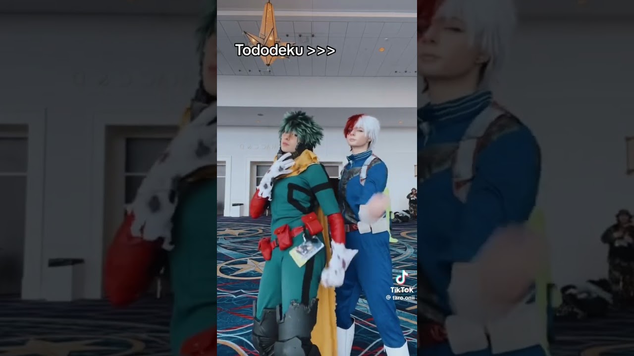 MHA cosplay Todoroki Deku Tododeku cosplay TikTok #cosplay #cosplayer #mha