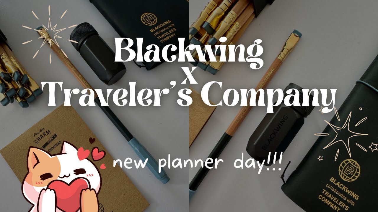 New Planner - I couldn’t resist. Blackwing x Travelers Company