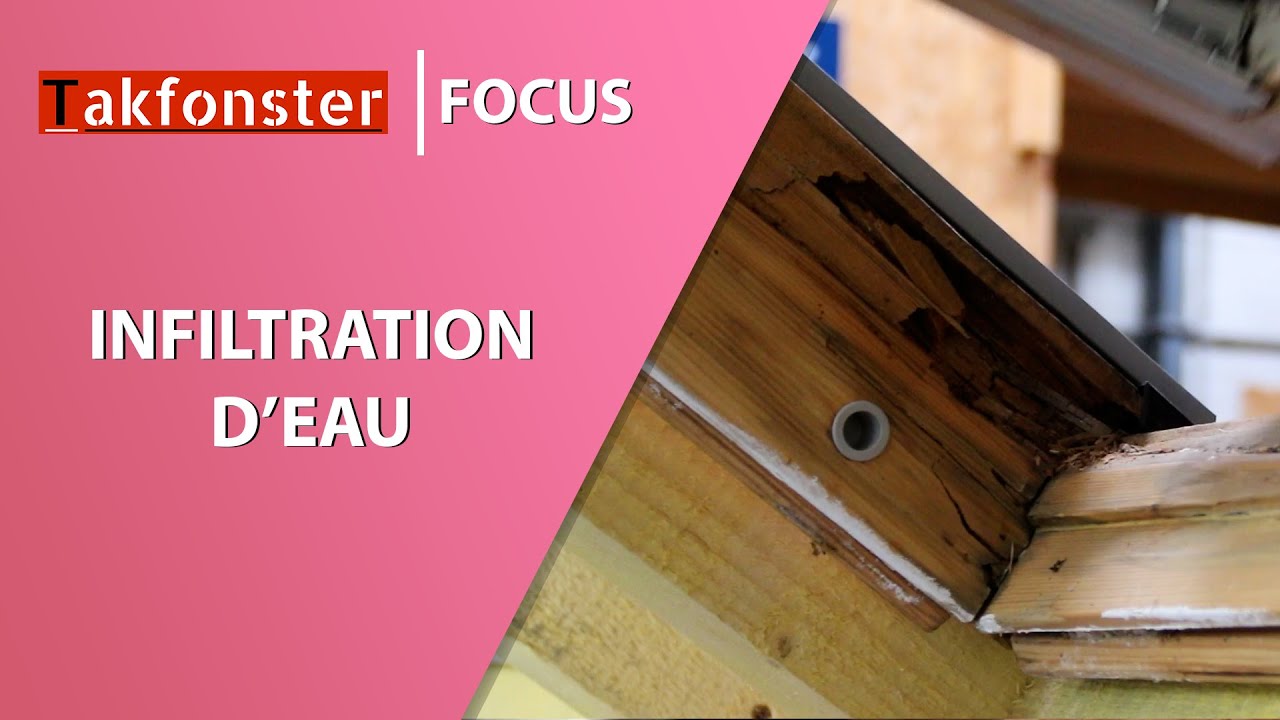 Infiltration fenêtre de toit VELUX