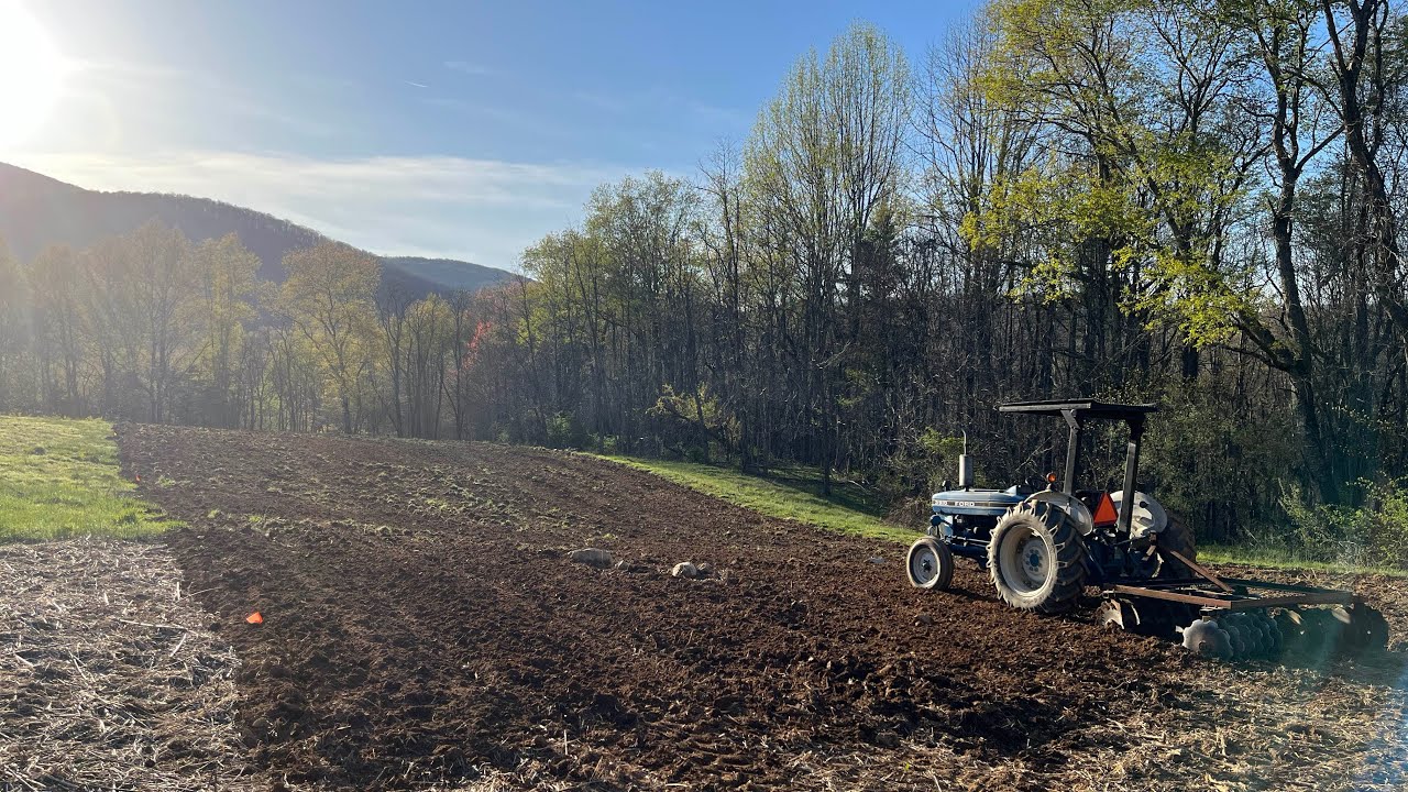 Cornfield Prep: Disking w/ Ford 3910