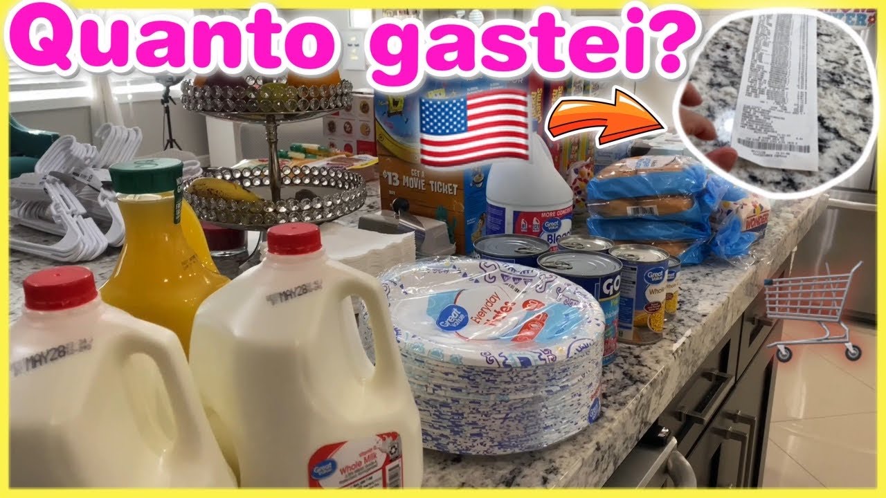 MOSTRANDO AS &Uacute;LTIMAS COMPRAS DE SUPERMERCADO DA QUARENTENA E O QUANTO EU GASTEI