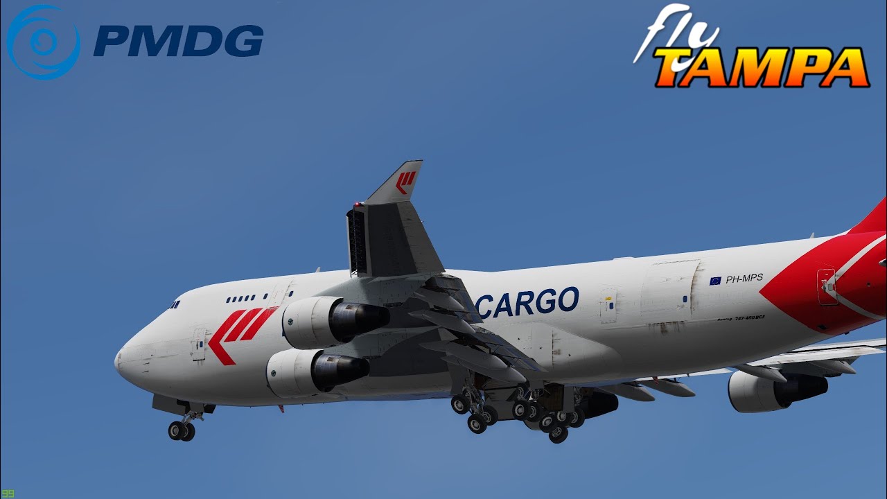 P3D V5.3 | Storm Eunice - Breakoff to RW24 in Amsterdam | PMDG 747