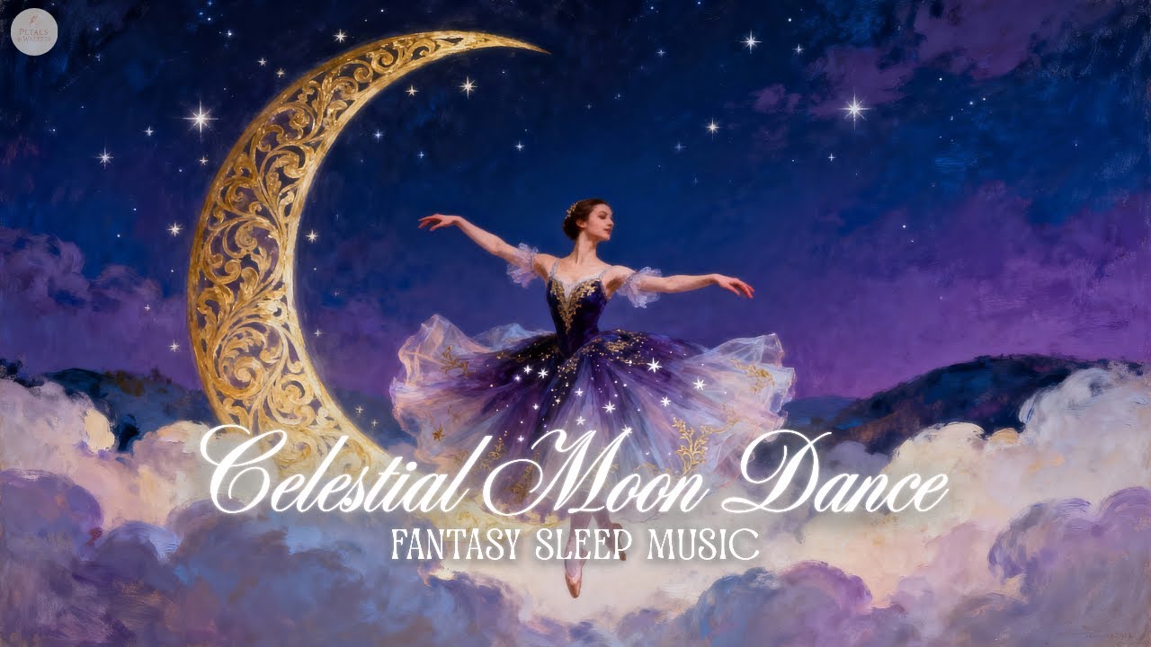🌙 Crescent Moon Waltz | Fairytale Piano Music for Dreamer’s Cozy Night 🕯️