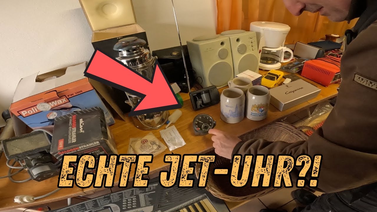 Wir kaufen eine Borduhr aus einem Kampfjet! 🛩️🔥Flohmarkt Saison 2025