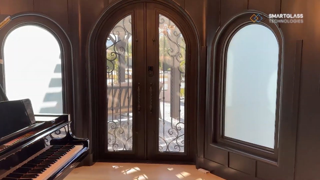 Smart Glass for Bathroom & Piano Room Privacy