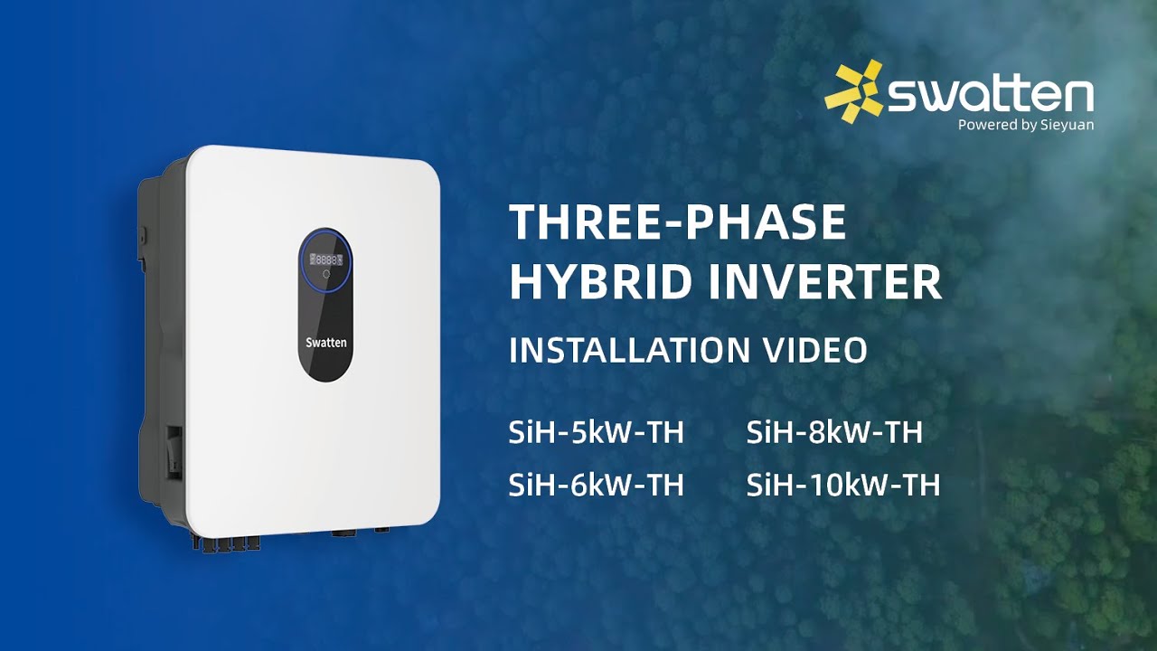 Three Phase Hybrid Inverter Installation Video