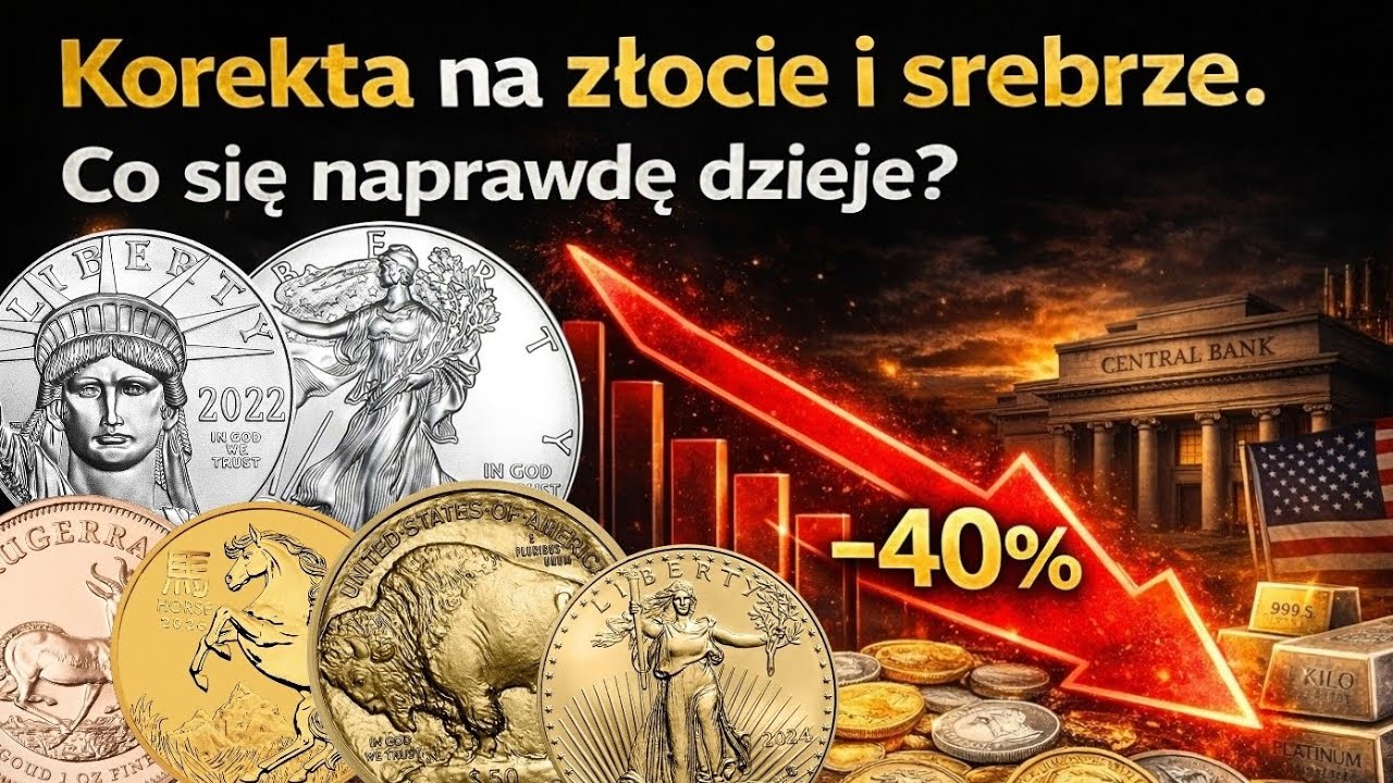 Коррекция цен на золото и серебро. Что происходит на самом деле? #золото #серебро #инвестиции #се...