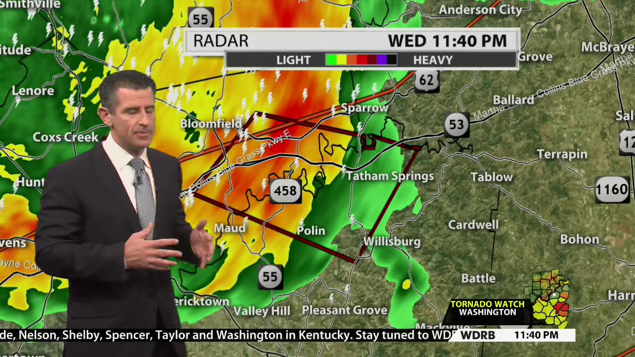 WDRB - Severe Weather Coverage - 4/8/2020 11:27pm