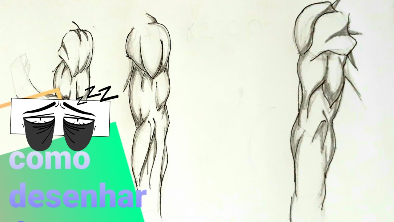 como desenhar braços musculosos