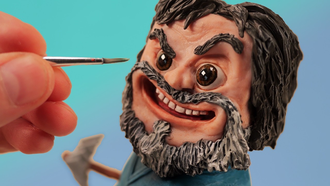 I made a realistic Minecraft Steve (but it's Jack Black)