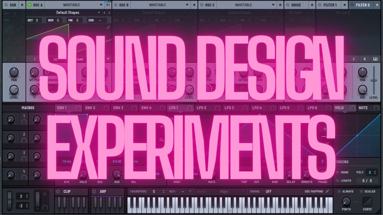 A Stacked Pad - Sound Design Experiments
