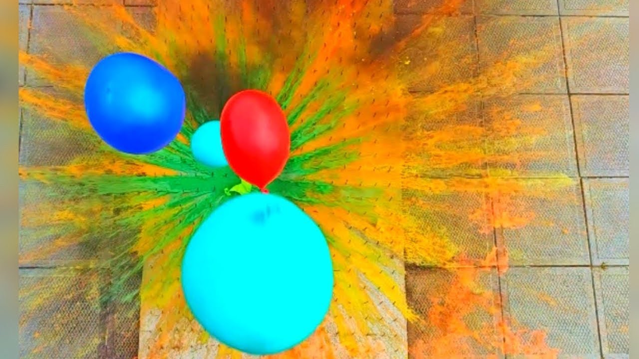 🎈Breaking Glass Bottles and Balloon drops 💦 - Crushing Crunchy & Soft Things🍾💥🌈