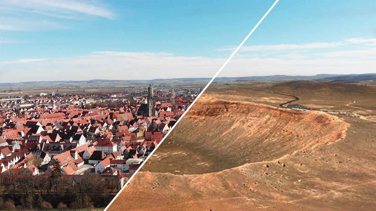 Nördlingen, Germany: A Town build on a 15 Million Year Old Meteorite Crater