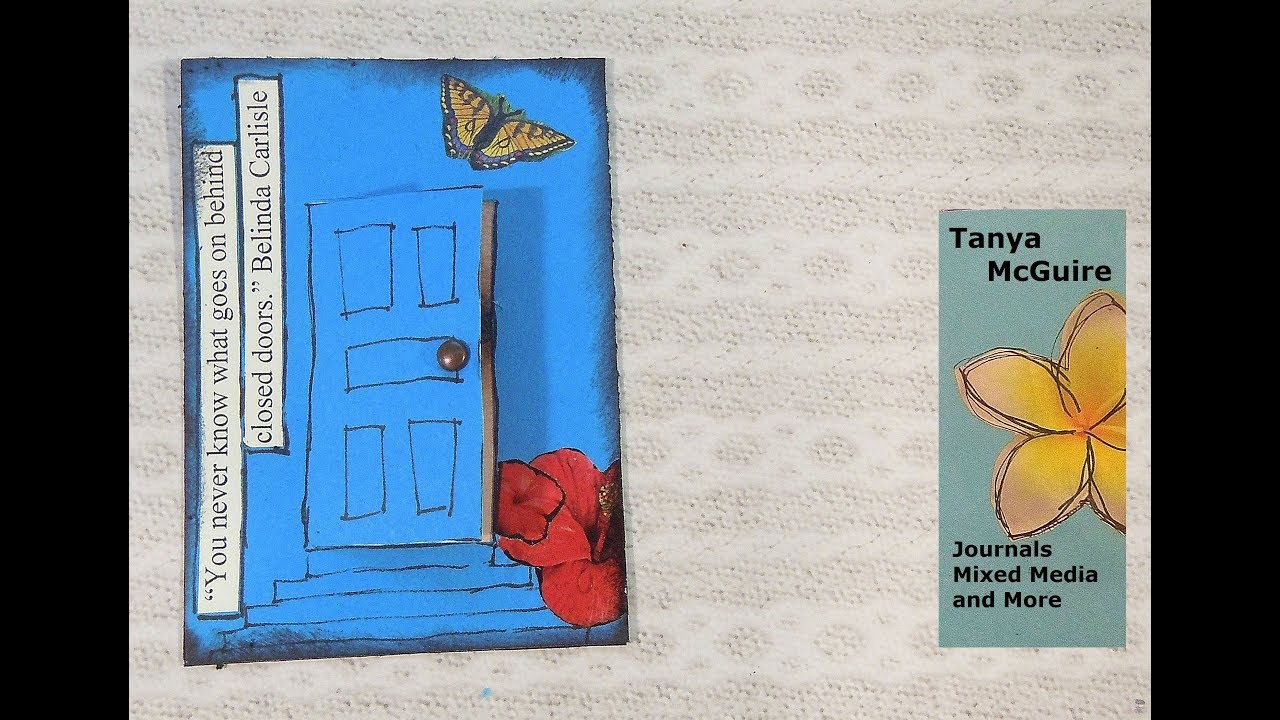 Grumbacher ATC Swap #64 Doors