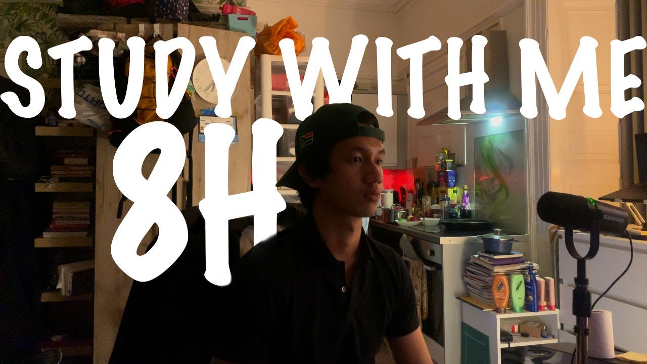 study with me 6 hours pomodoro | late long stream