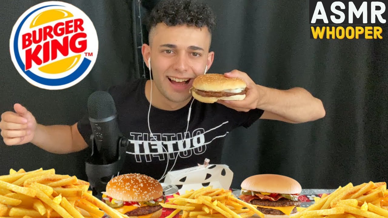 Bazı Konular/Whooper Burger Mukbang Asmr Türkçe | Yemek Asmr | Türkçe Asmr | Eating sounds | Mouth