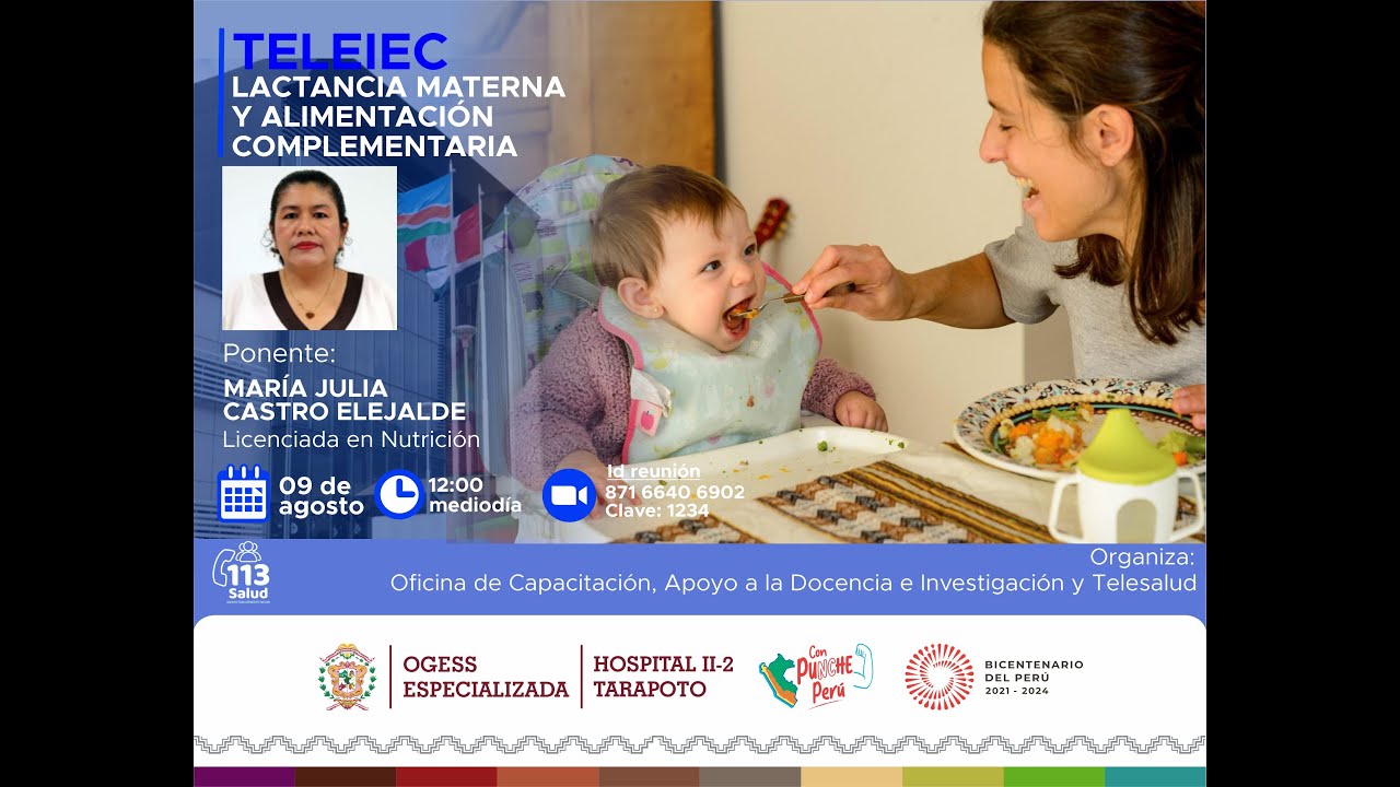 LACTANCIA MATERNA Y ALIMENTACIÓN COMPLEMENTARIA
