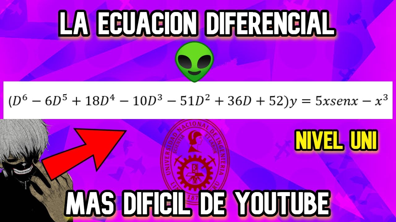 ECUACIONES DIFERENCIALES NIVEL UNI | SOLUCIÓN HOMOGÉNEA Y PARTICULAR