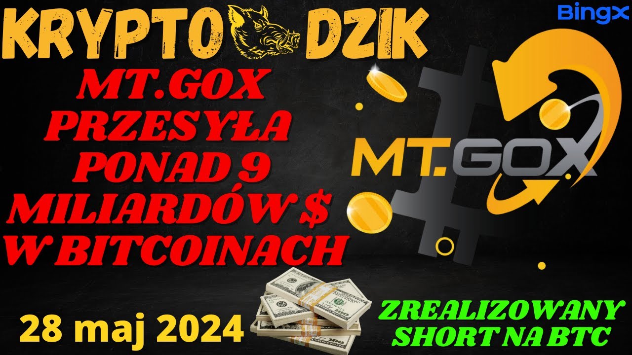 Dzika Analiza 28.05.2024 MT.GOX PRZESYŁA PONAD 9 MLD W BTC!!! BTC/ETH/BCH/DOT/MANA/NKN/SEI/SREBRO